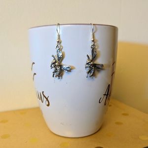 Handmade Earrings Wasp Charms